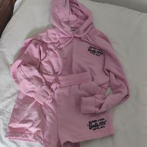 Barbie x Zara sweatshirt and shorts size small